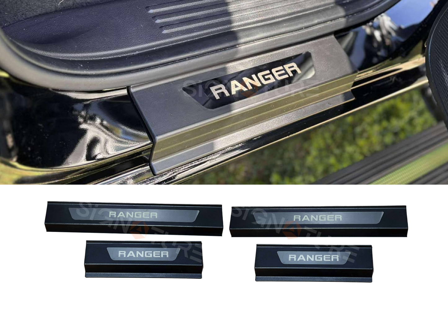 Ford Next Generation 2022+ Ranger/Raptor Door Sill Plates (Set of 4)