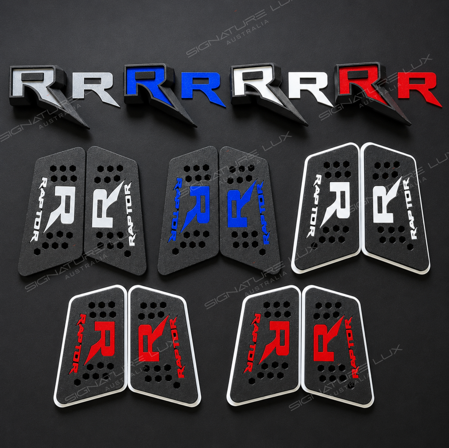 Ranger Raptor Infill Badge & Side Step Trim Set