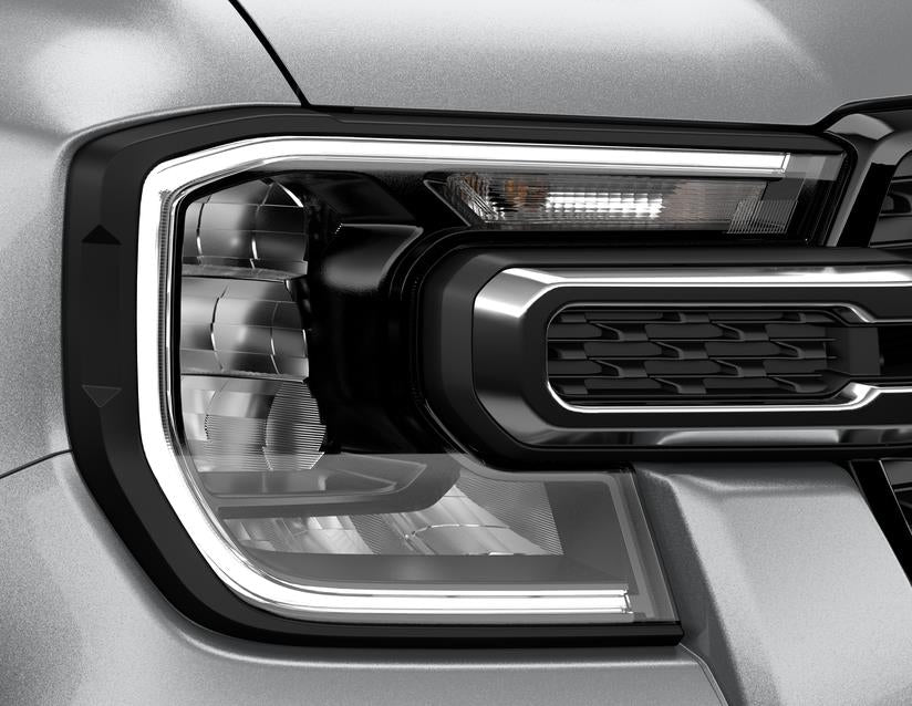 Matte Black Headlight & Tail Light Sleek Thin Trim for Ford Ranger Sport Wildtrak and Raptor (2022+)