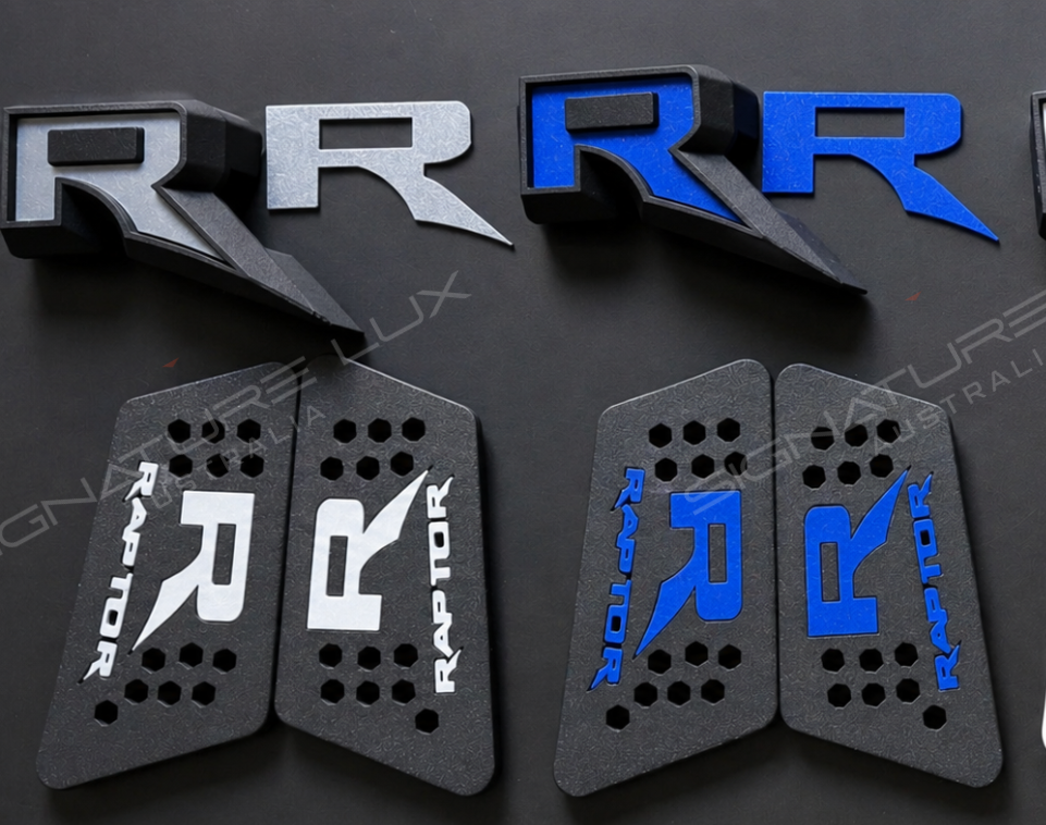 Ranger Raptor Infill Badge & Side Step Trim Set