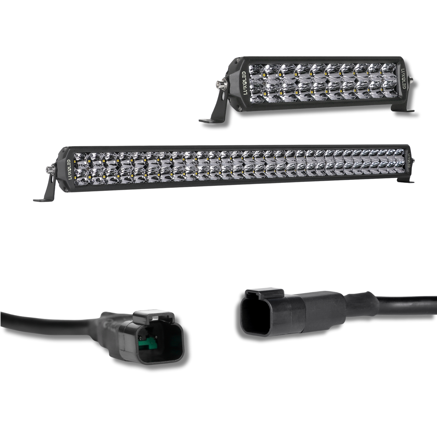 LuxLine Double Row Combo LED Bar - 30" 12"