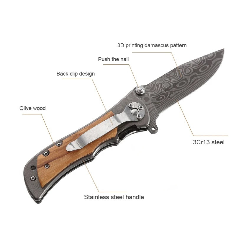 TALON Camping Pocket Knife- Eagle (Raptor and Tremor)