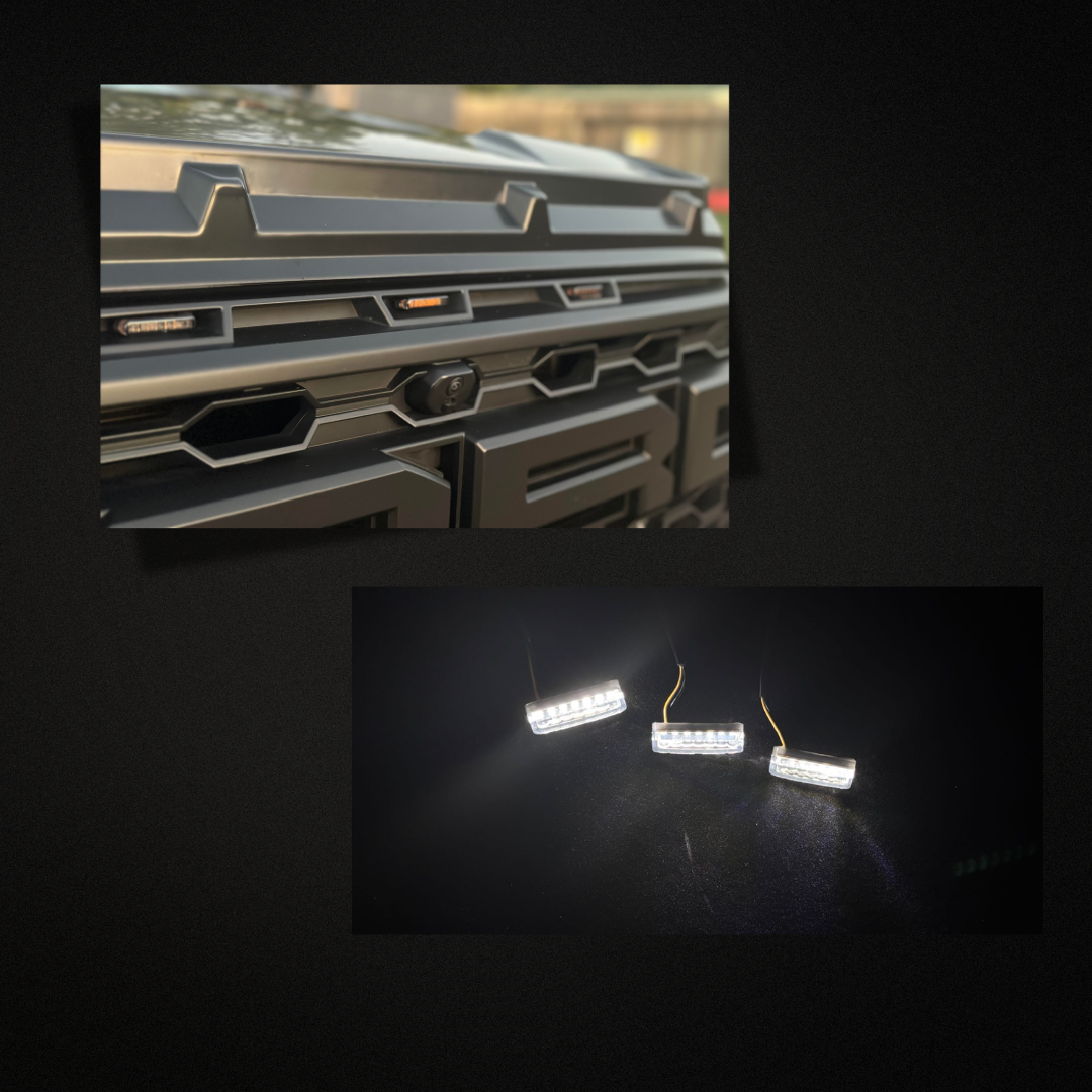 Ford Next-Gen Raptor - Blaze RP24 Smoked White Grille Lights
