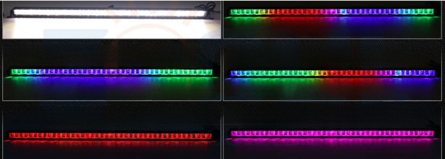 LuxLine Chase RGB 30" LED Light Bar (App & Remote Control)