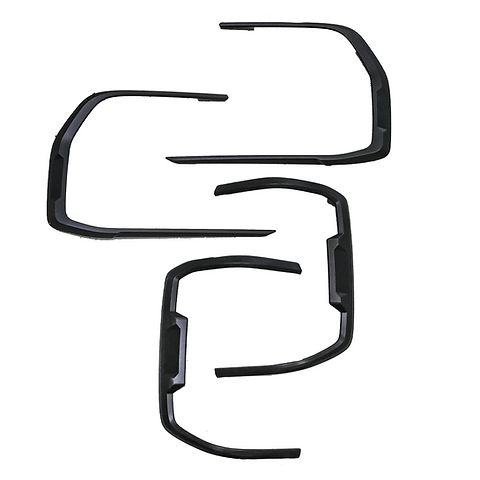 Matte Black Headlight & Tail Light Sleek Thin Trim for Ford Ranger Sport Wildtrak and Raptor (2022+)