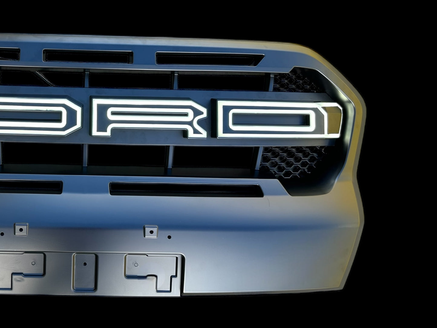 Raptor Style Grille with Illuminated LED Letters suitable for Ford Ranger Wildtrak 2018–2022