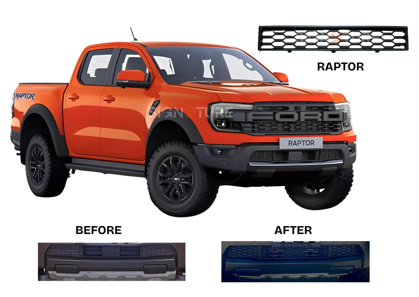 Ford Next Gen 2022+ Lower Bumper Grille