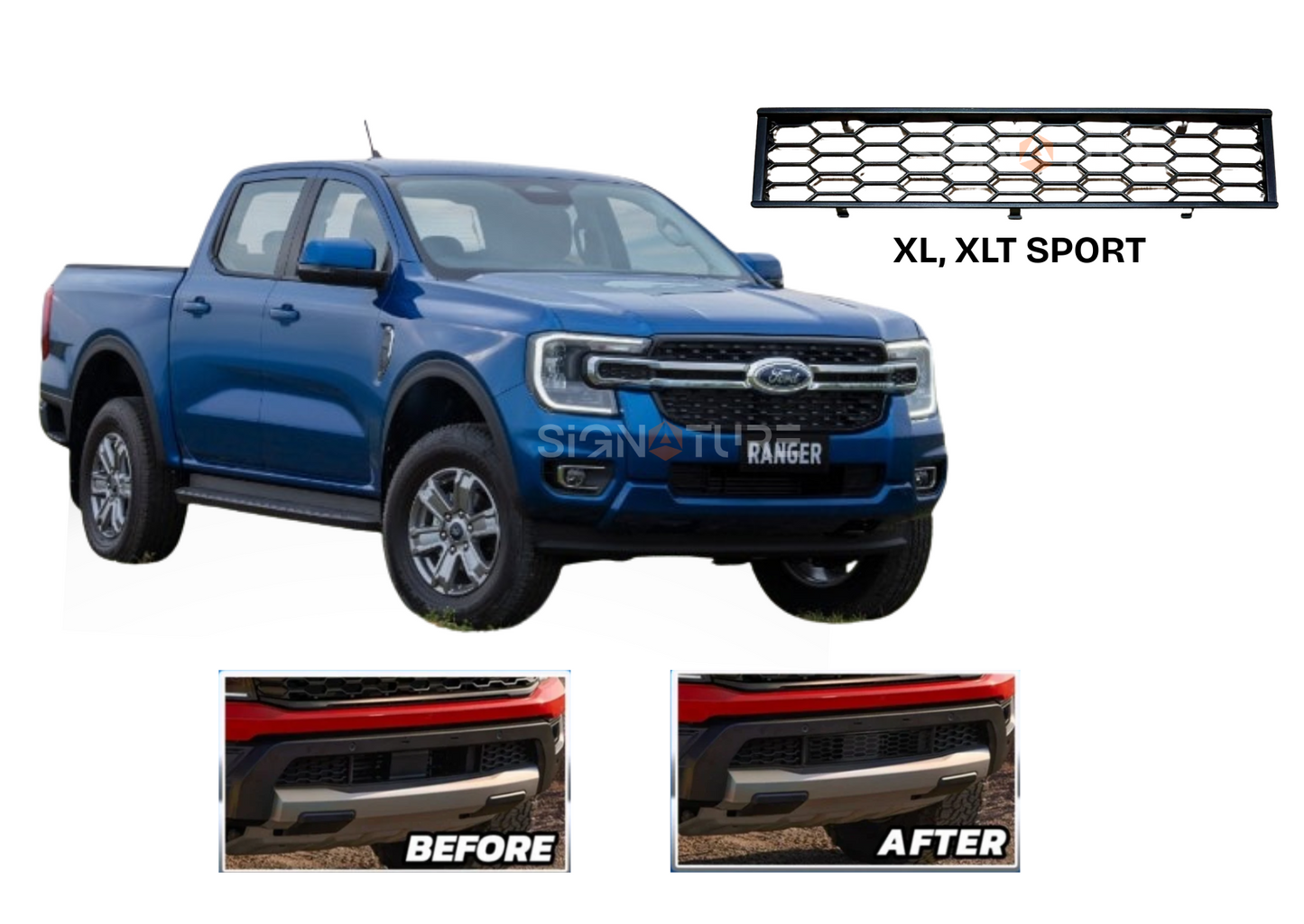 Ford Next Gen 2022+ Lower Bumper Grille