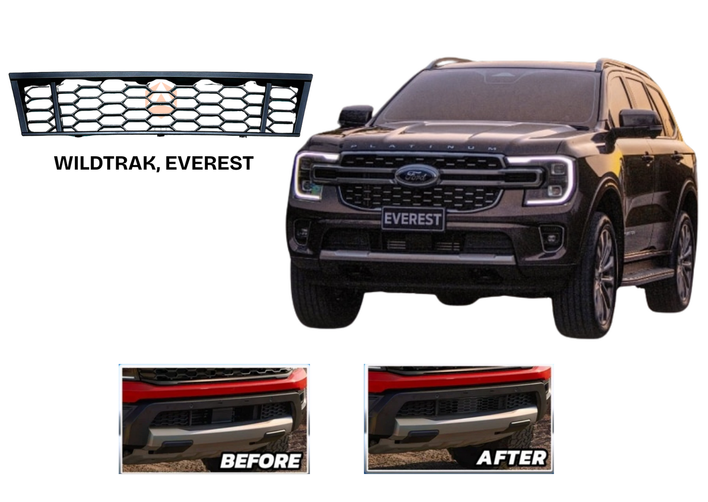 Ford Next Gen 2022+ Lower Bumper Grille