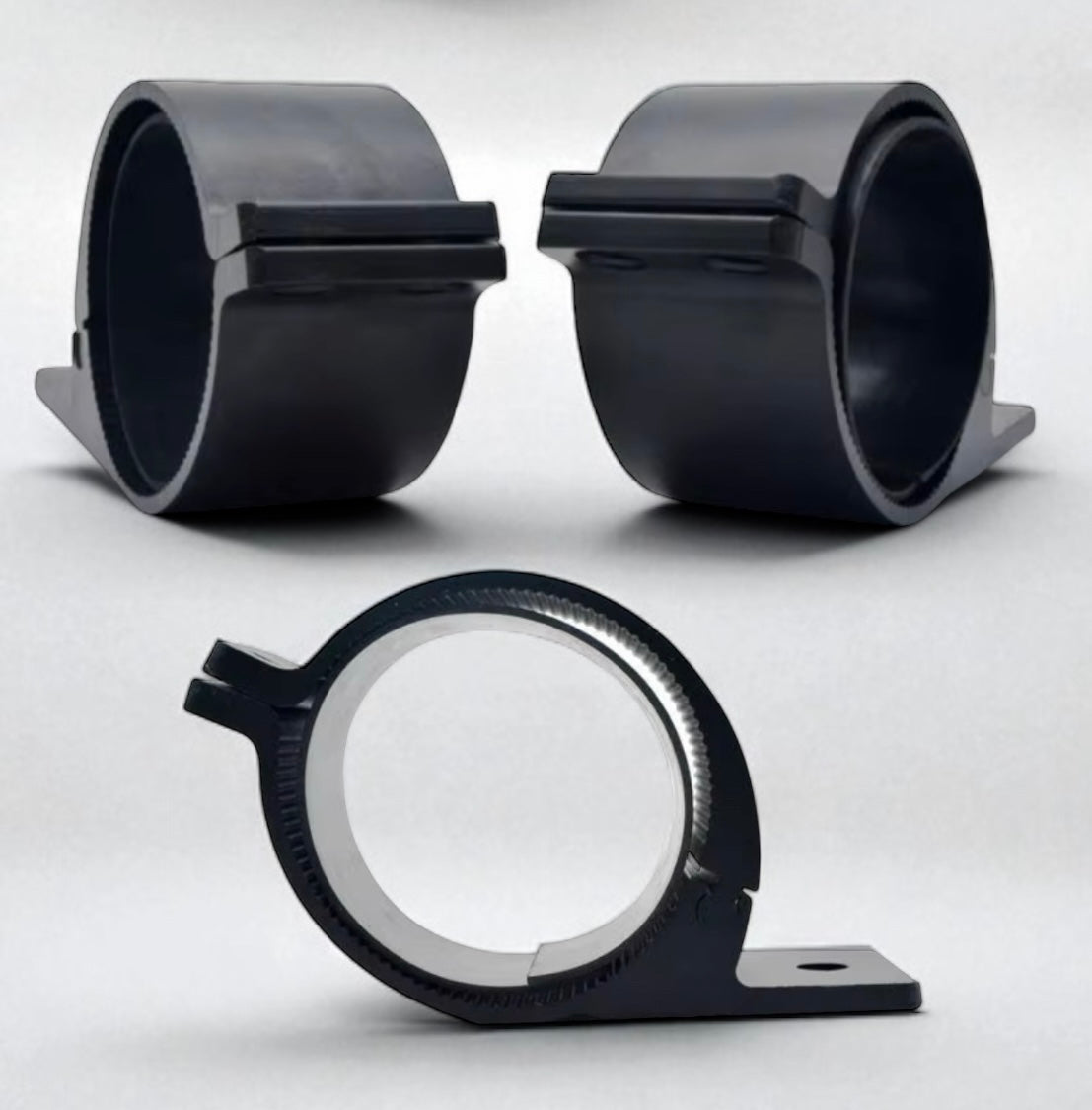 Heavy-Duty Bull Bar Light Mounting Clamps – 76mm–81mm (Set of 2)