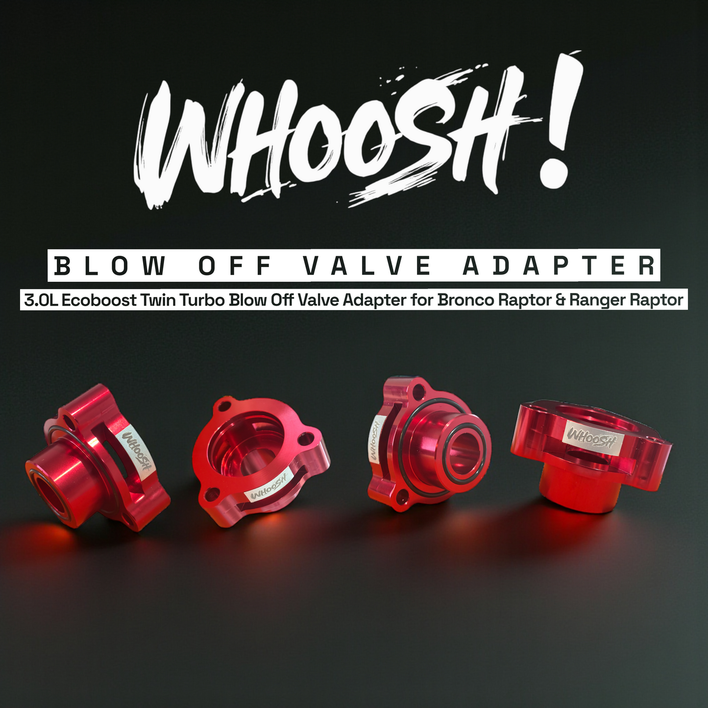 Whoosh! 3.0L Turbo Blow-Off Adapter for Ford Ranger Raptor & Bronco