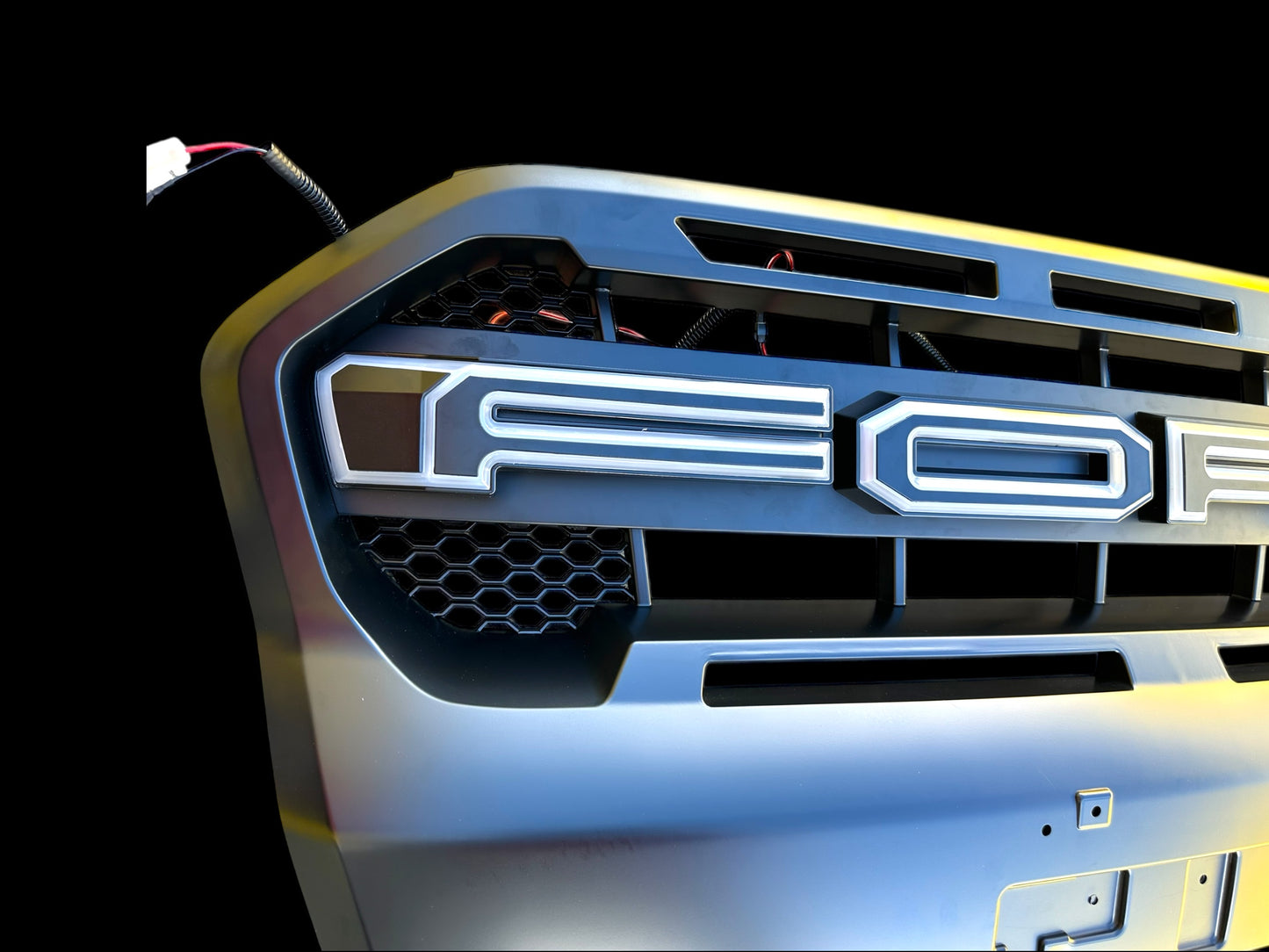 Ford Ranger Wildtrak 2018–2022 Raptor Style Grille with Illuminated LED Letters