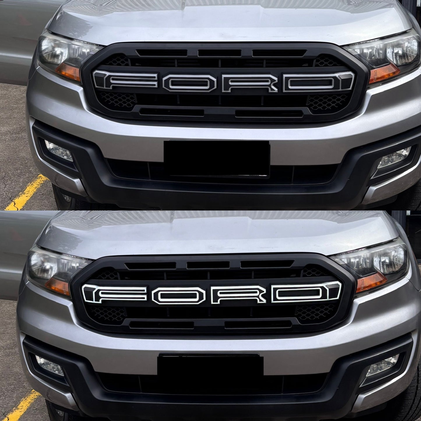 Ford Ranger 2018–2022 Raptor Style Grille with Illuminated LED Letters