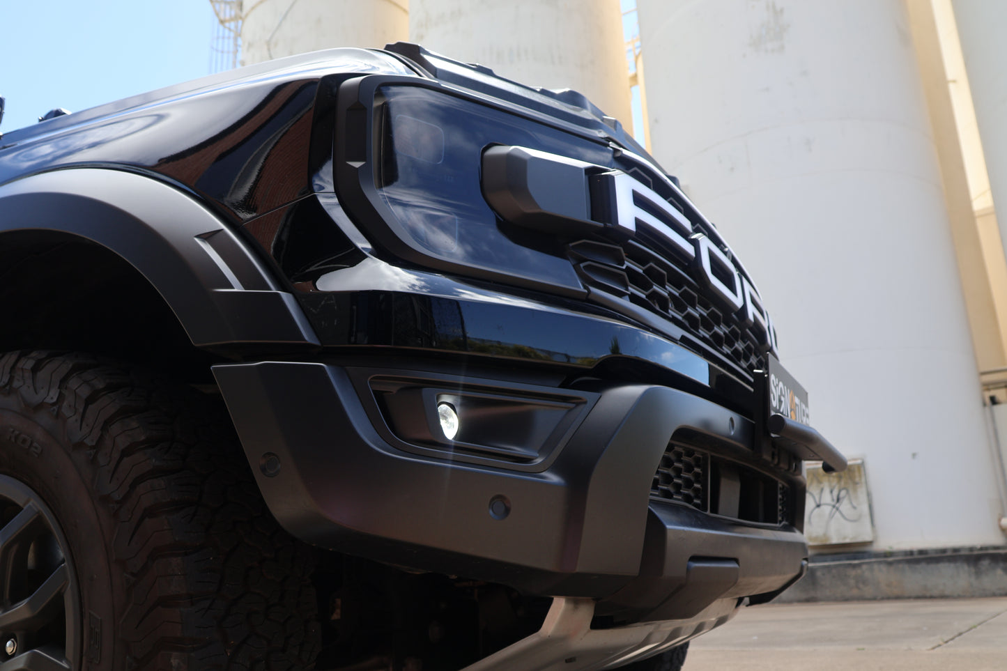 Matte Black Headlight & Tail Light Sleek Thin Trim for Ford Ranger Sport Wildtrak and Raptor (2022+)