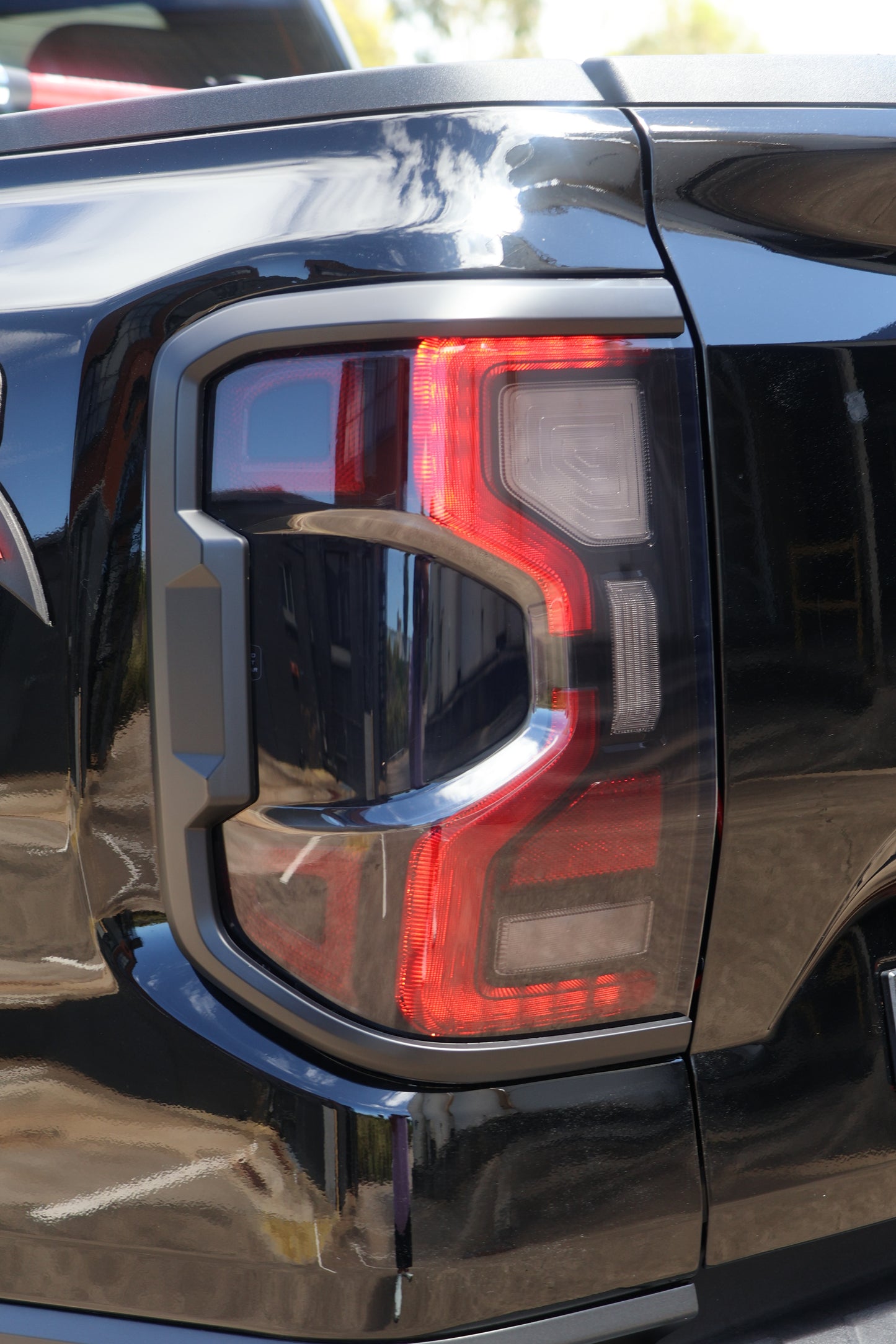 Matte Black Headlight & Tail Light Sleek Thin Trim for Ford Ranger Sport Wildtrak and Raptor (2022+)