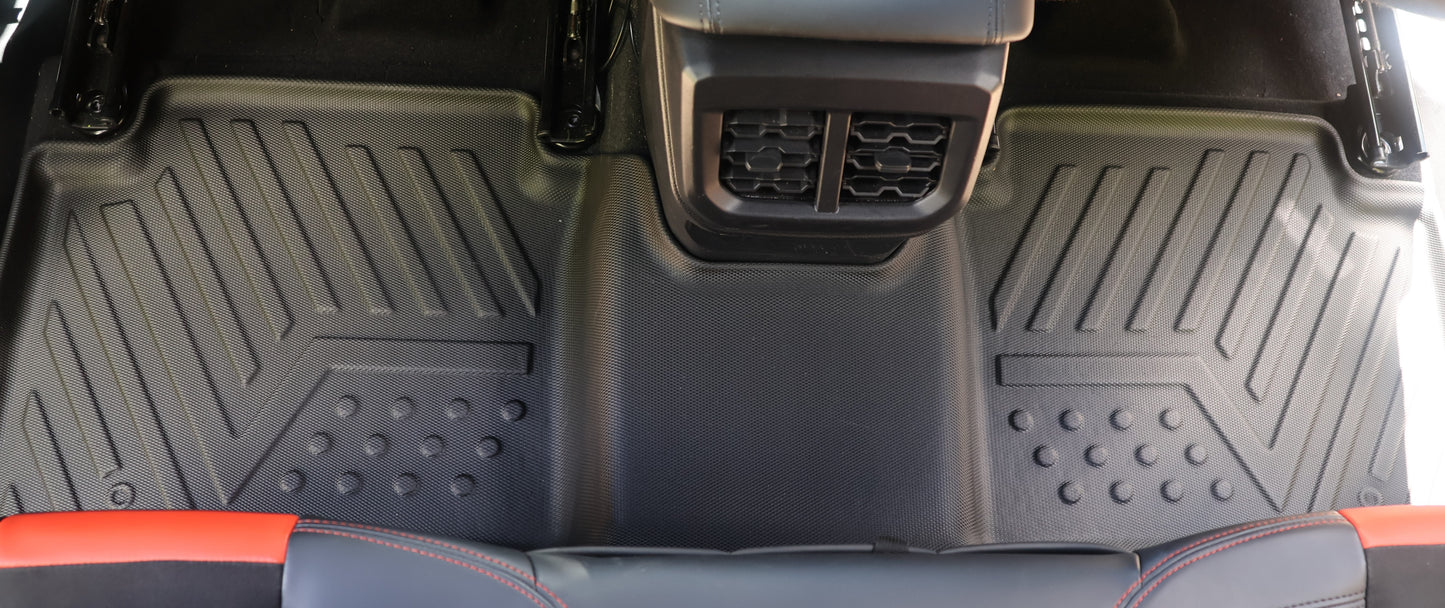 RangerShield 5D All-Weather Floor Mats (Set of 3) - Ford Next Gen Rangers