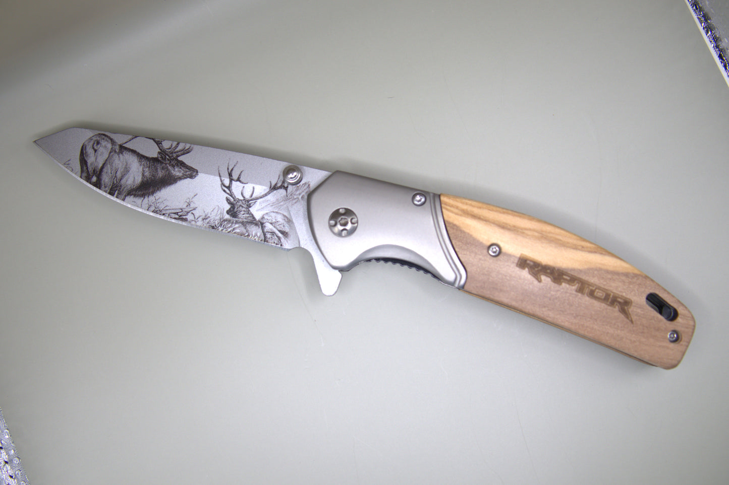 TALON Camping Pocket Knife- Elk (Raptor and Tremor)