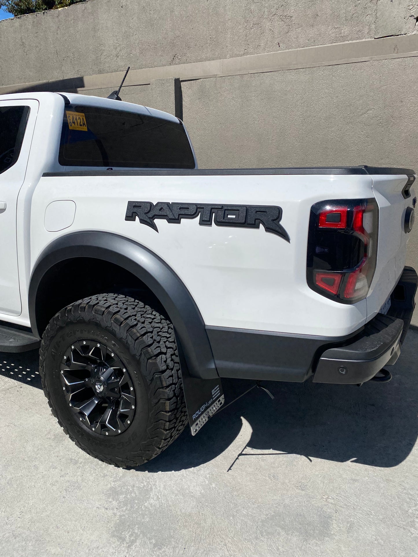 CUSTOM 3D "RAPTOR" SIDE TUB BADGES - FORD RANGER RAPTOR (1 PAIR)