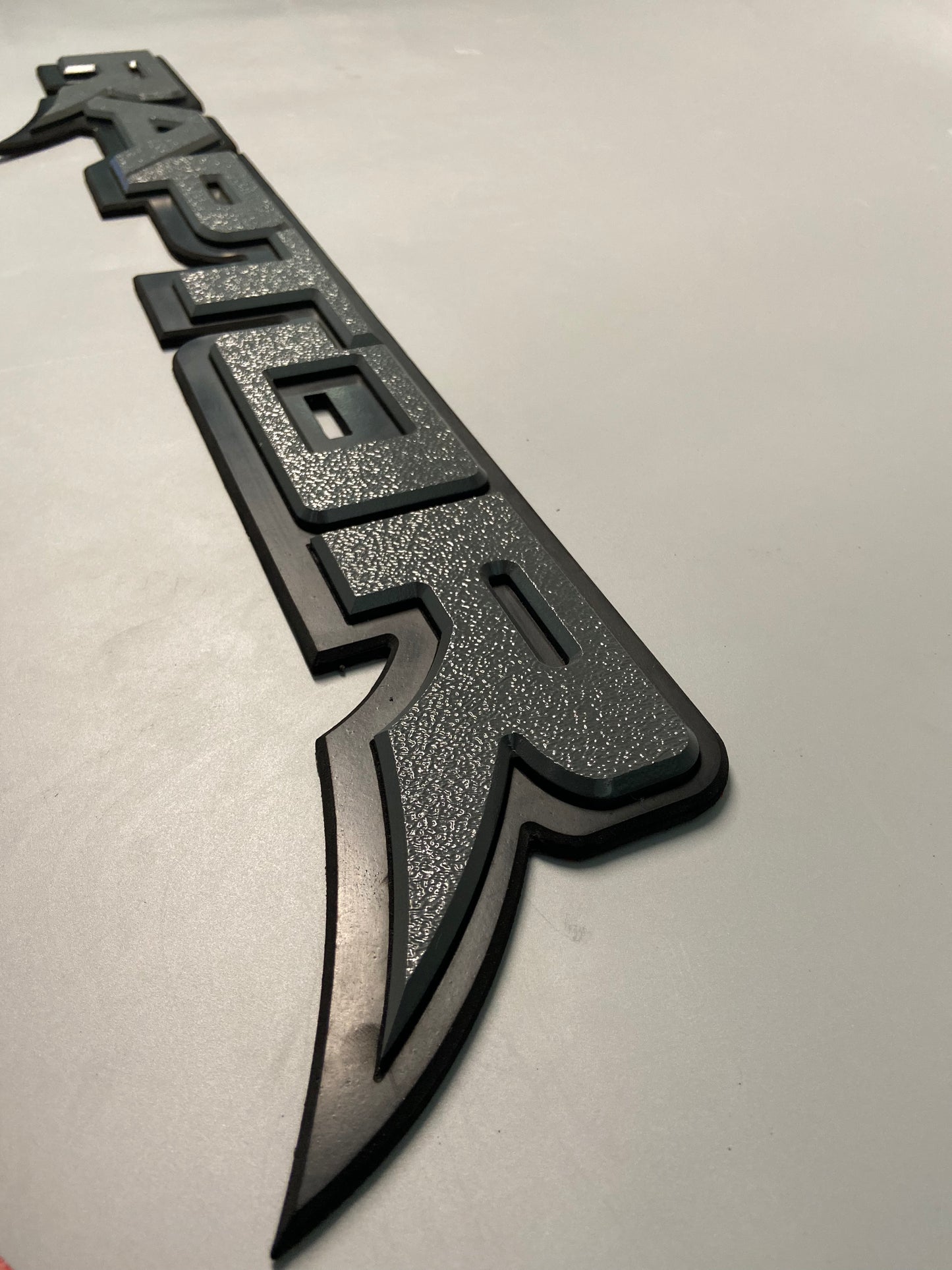 CUSTOM 3D "RAPTOR" SIDE TUB BADGES - FORD RANGER RAPTOR (1 PAIR)