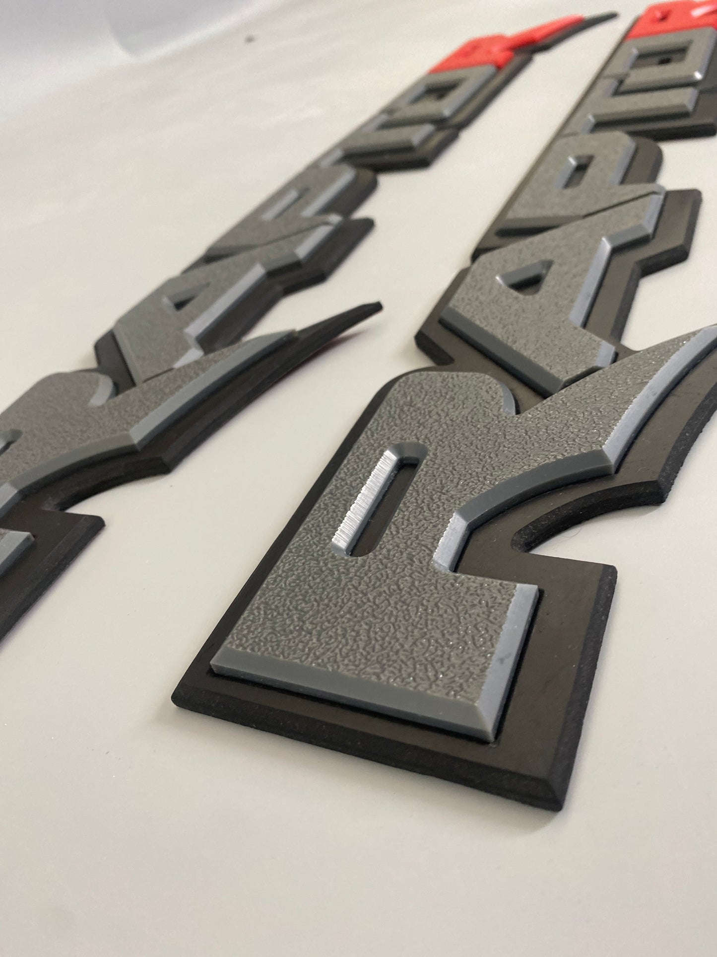 CUSTOM 3D "RAPTOR" SIDE TUB BADGES - FORD RANGER RAPTOR (1 PAIR)