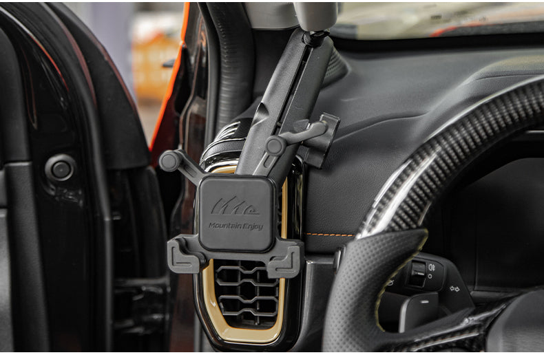 The Lux Hub – Heavy-Duty A-Pillar Mobile Phone Holder for Ford Next Generation 2022+