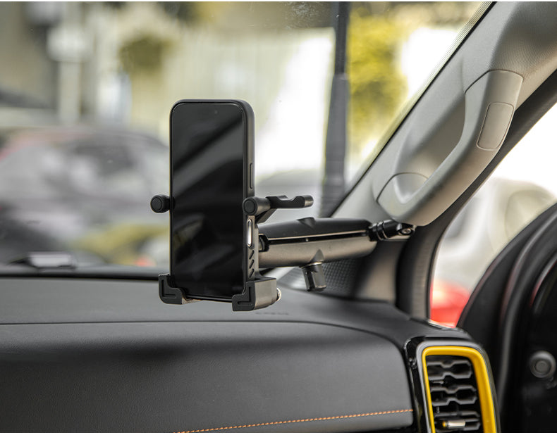 The Lux Hub – Heavy-Duty A-Pillar Mobile Phone Holder for Ford Next Generation 2022+