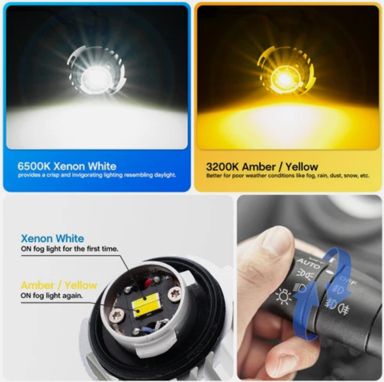 Lux-FG1 Dual Colour Fog Light Upgrade - 2019+