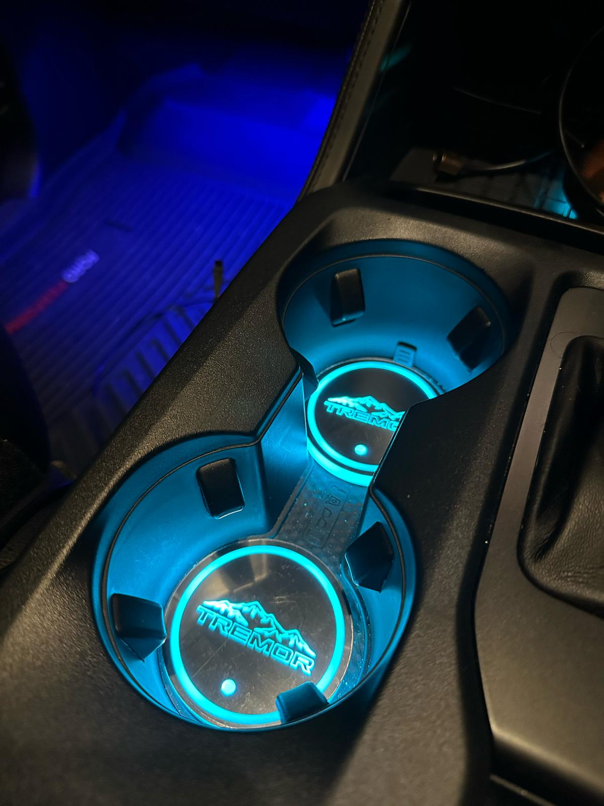 LuxLED RGB Cup Holder Coaster Kit