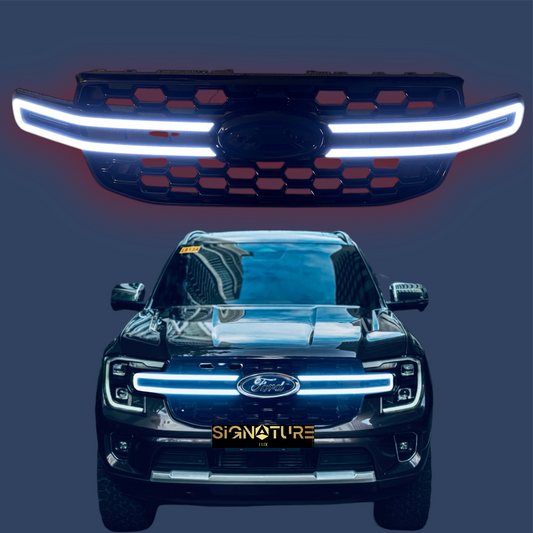 PhamtomLux Front Grille Upgrade: Ford Ranger T9 LED Front Grille 2022-2025