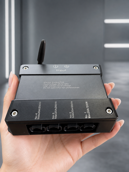 Four channel remote switch wireless with DT 2 harness