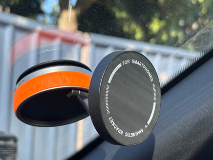 MagGrip Lux: soporte universal para teléfono con ventosa magnética y eléctrica