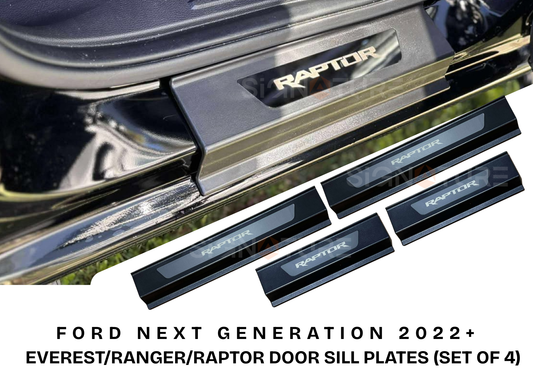 Door Sill Plates (Set of 4) - fits Next Generation 2022+ Ranger, Raptor and Everest