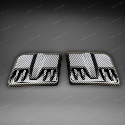 Ranger Raptor Hydro-Dipped Carbon Fibre Bonnet Vents (Direct Replacement Clip-On) – Next Gen 2022+