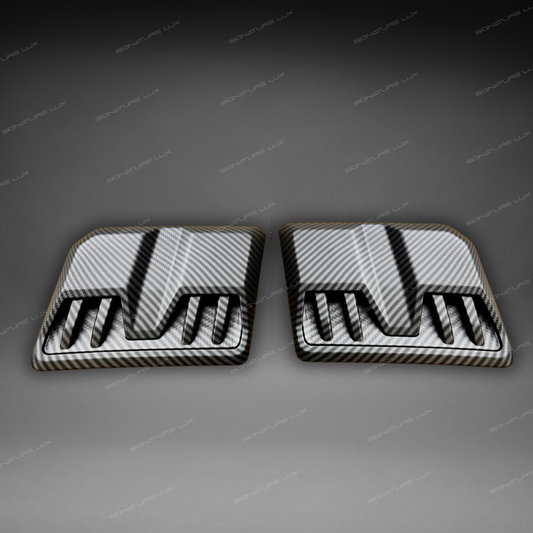 Ranger Raptor Hydro-Dipped Carbon Fibre Bonnet Vents (Direct Replacement Clip-On) – Next Gen 2022+