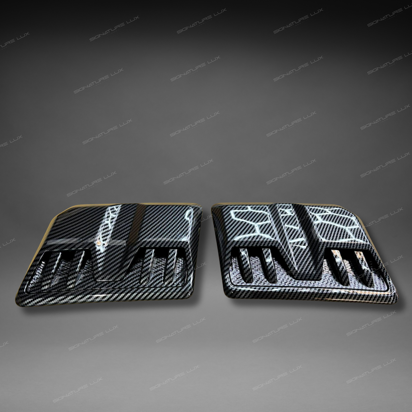 Ranger Raptor Hydro-Dipped Carbon Fibre Bonnet Vents (Direct Replacement Clip-On) – Next Gen 2022+
