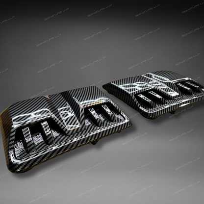 Ranger Raptor Hydro-Dipped Carbon Fibre Bonnet Vents (Direct Replacement Clip-On) – Next Gen 2022+