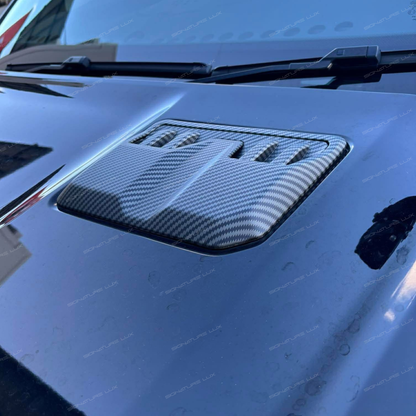 Ranger Raptor Hydro-Dipped Carbon Fibre Bonnet Vents (Direct Replacement Clip-On) – Next Gen 2022+