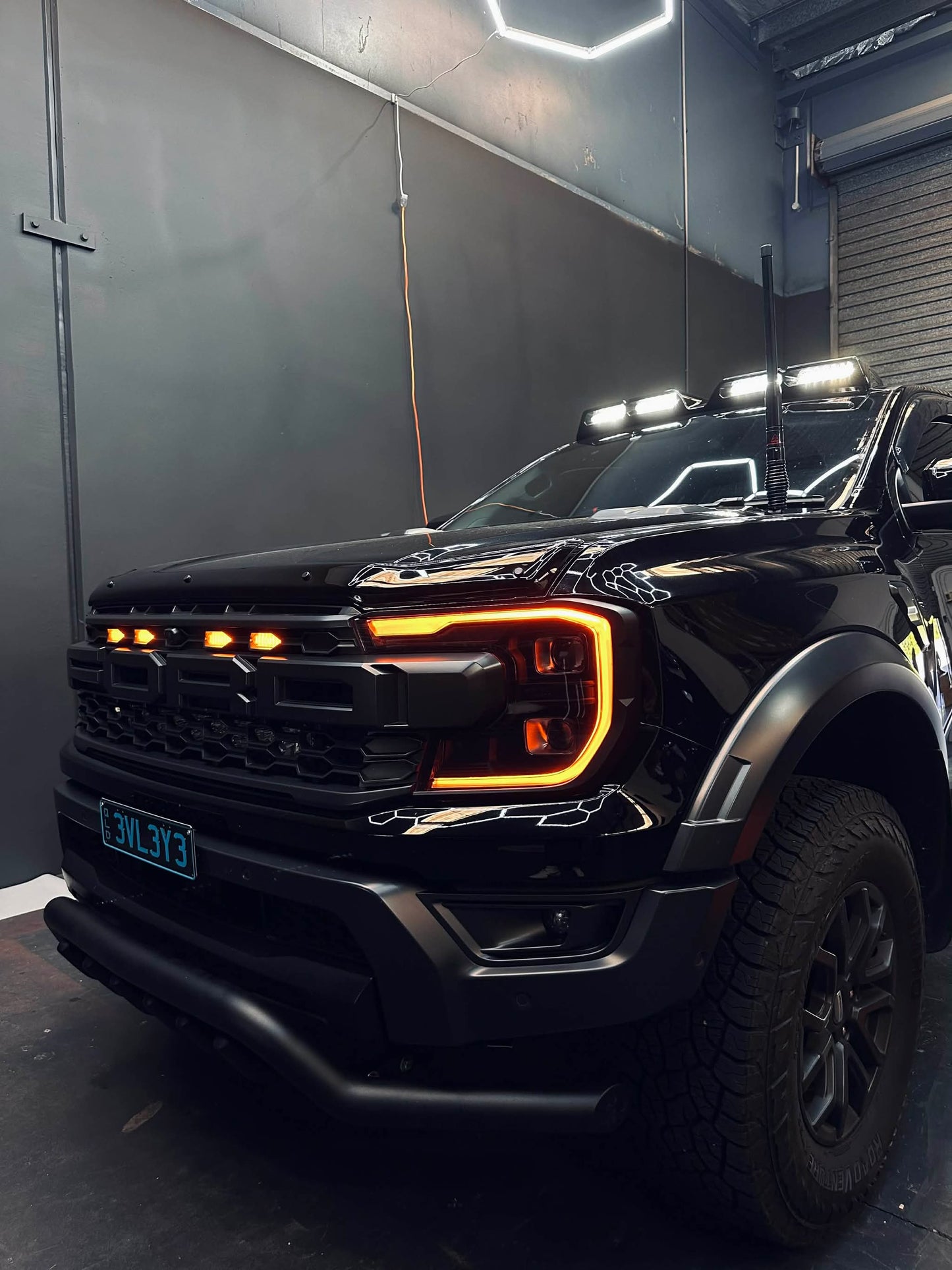 StealthGlow Invisible Amber Grille Lights (Set of 4) - fits Ford Ranger Raptor 2022+