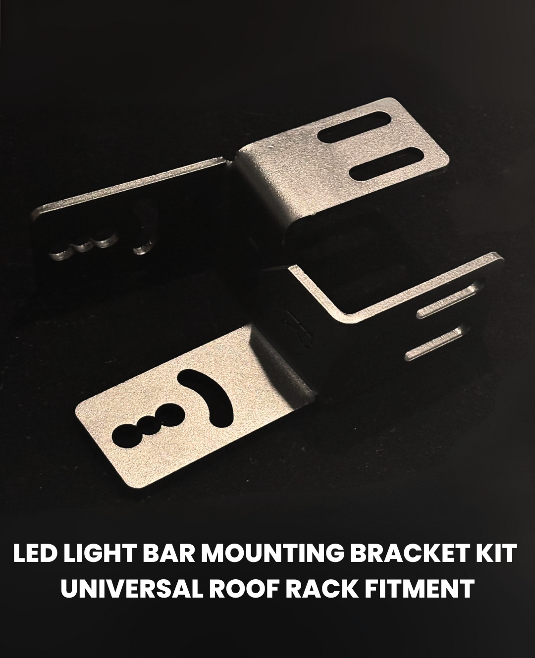 LED Light Bar Mounting Bracket Kit – Universal Roof Rack Fitment