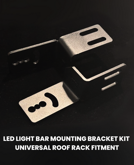 LED Light Bar Mounting Bracket Kit – Universal Roof Rack Fitment