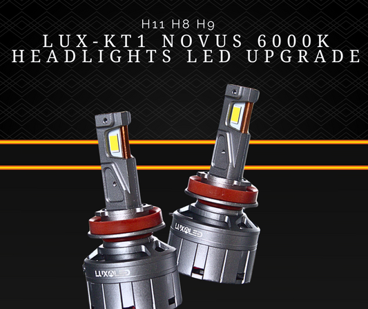 Lux-KT1 Novus 6000K Headlight Upgrade (H11 H8 H9)