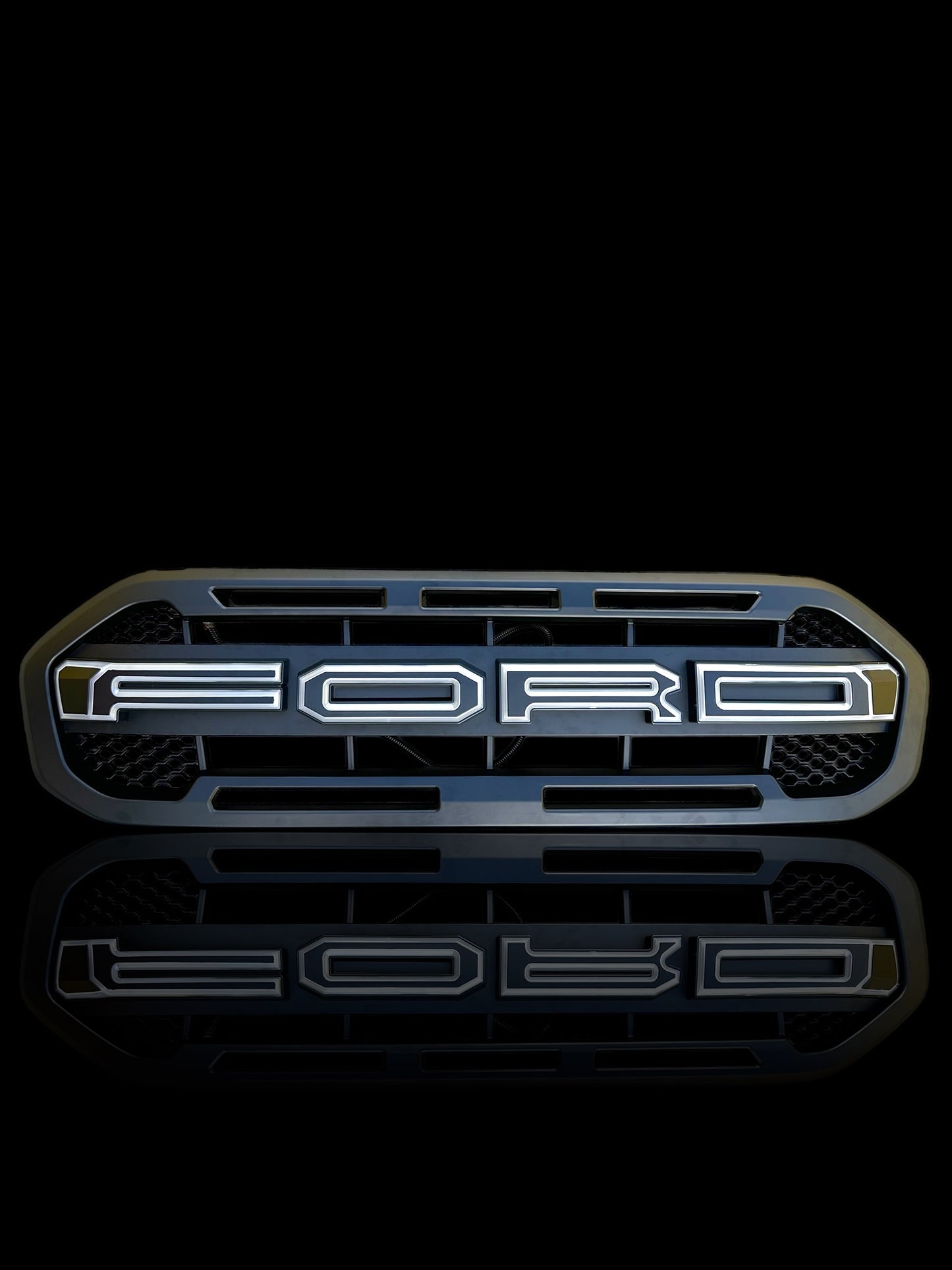 Ford Ranger XLT 2018–2022 Raptor Style Grille with Illuminated LED Letters