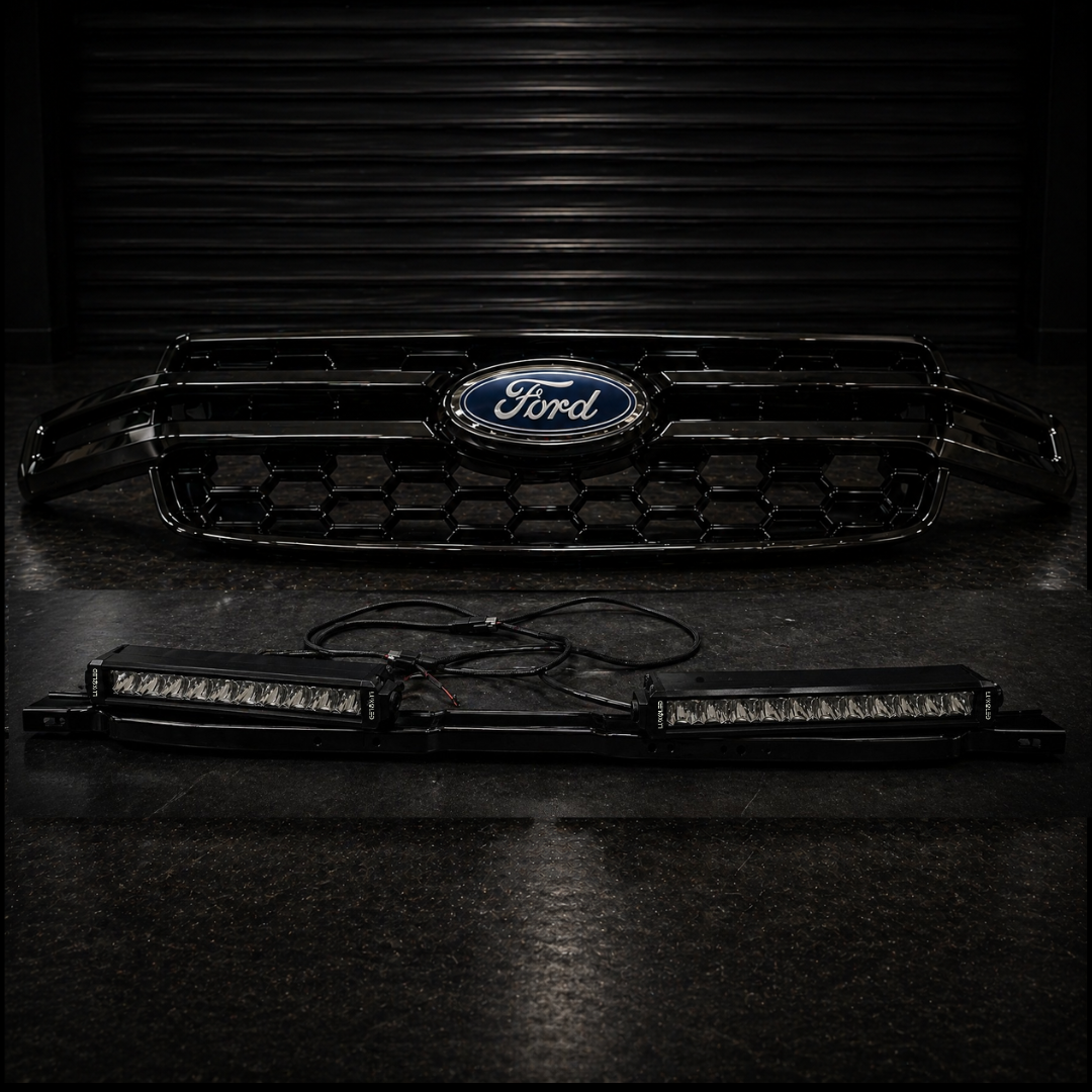 BlackVeil™ Twin 12” Stealth Bar Kit- suits Next Gen Ranger & Everest 2022+