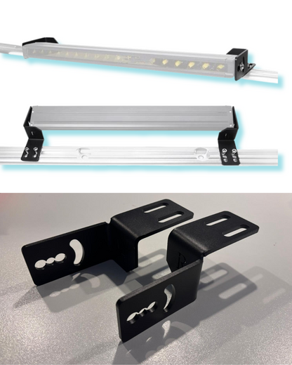 LED Light Bar Mounting Bracket Kit – Universal Roof Rack Fitment