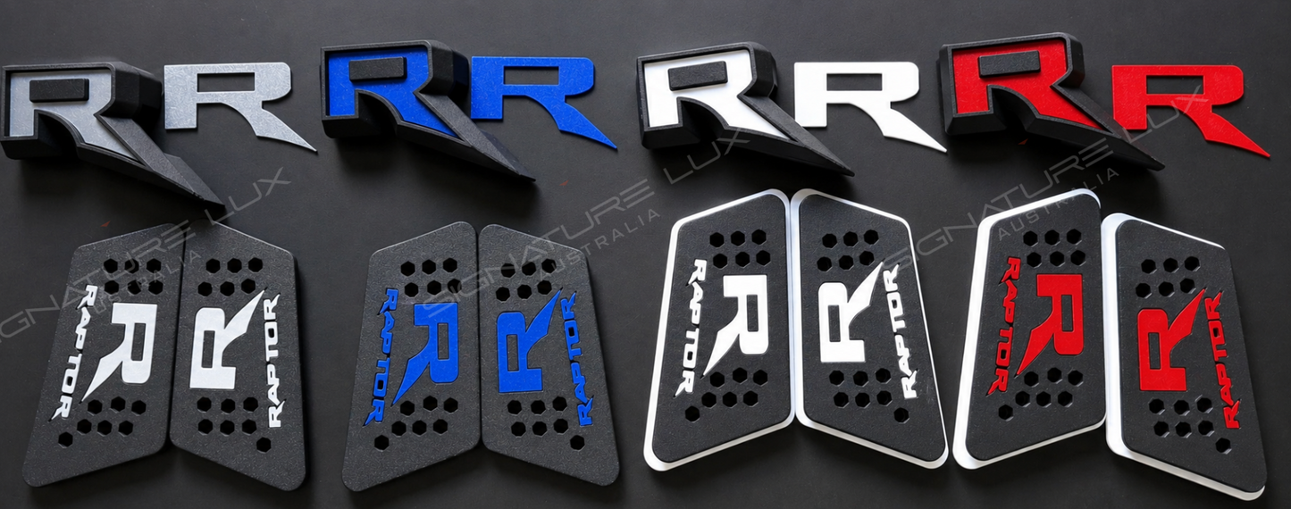 Ranger Raptor Infill Badge & Side Step Trim Set