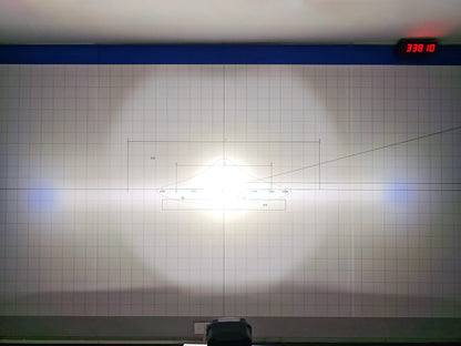 Luces LED para zanjas de dos colores con diseño de panal 2 en 1 (1 par)