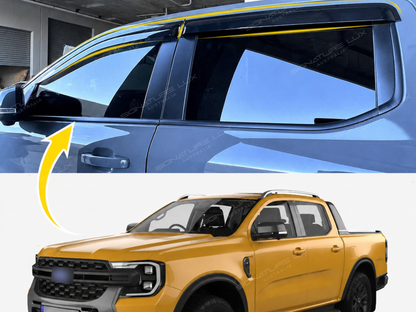 Window Visor Weathershields – Ford Ranger Next-Gen 2022+