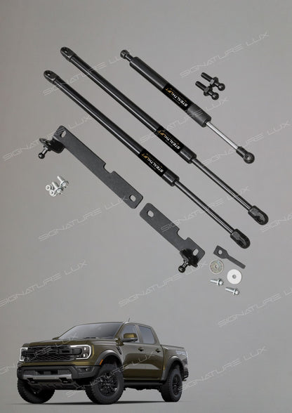 StealthLift Bonnet & Tailgate Strut Assist/Damper Kit to fit 2022+ Ford Next Gen Raptor Wildtrak Sport XLT XL (T9)
