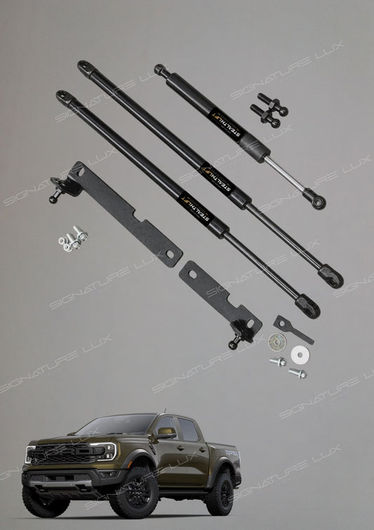 StealthLift Bonnet & Tailgate Strut Assist/Damper Kit to fit 2022+ Ford Next Gen Raptor Wildtrak Sport XLT XL (T9)