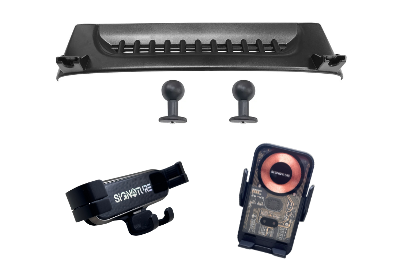 Accesorio de carga y soporte para teléfono bidireccional para modelos Ford Next Generation 2022+